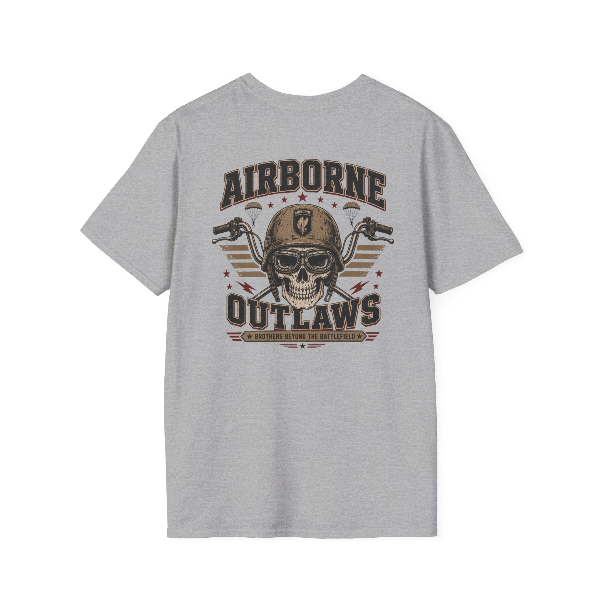 Airborne Outlaws Skull T-Shirt