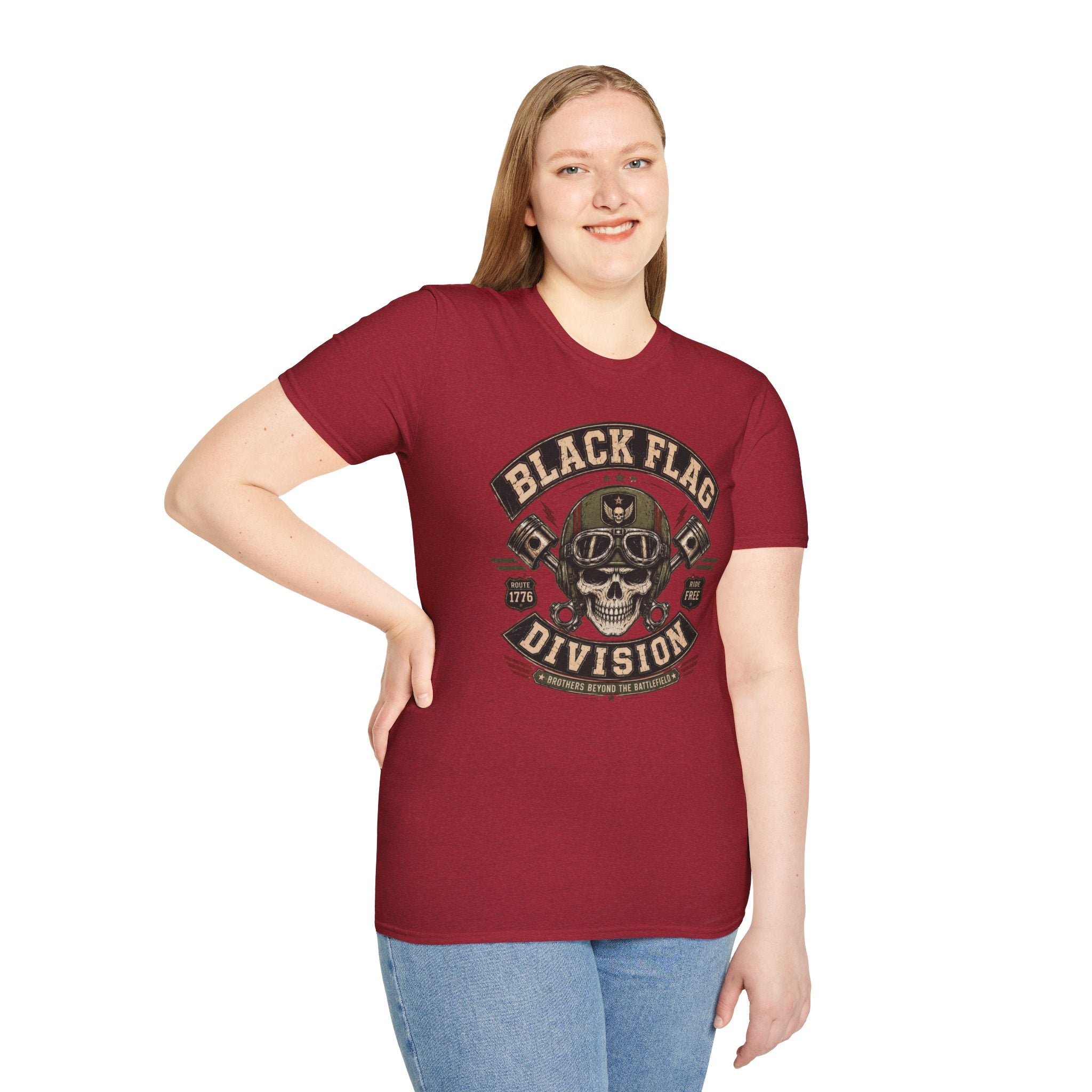 Black Flag Division Skull T-Shirt