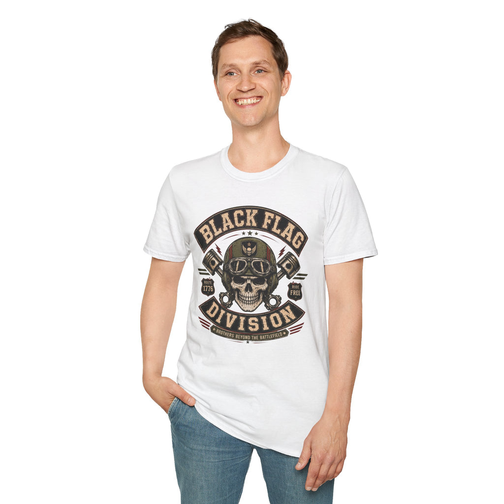 Black Flag Division Skull T-Shirt