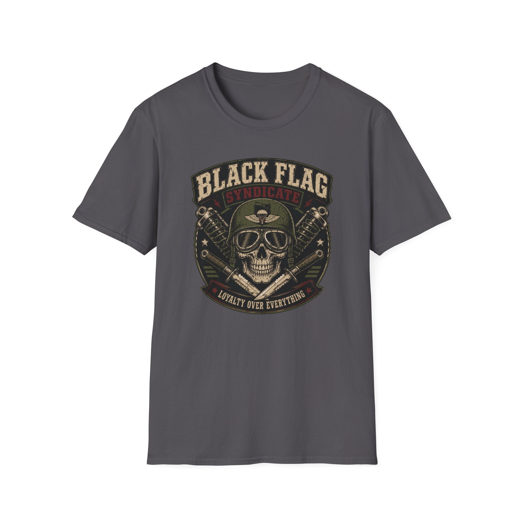 Black Flag Skull Patch T-Shirt