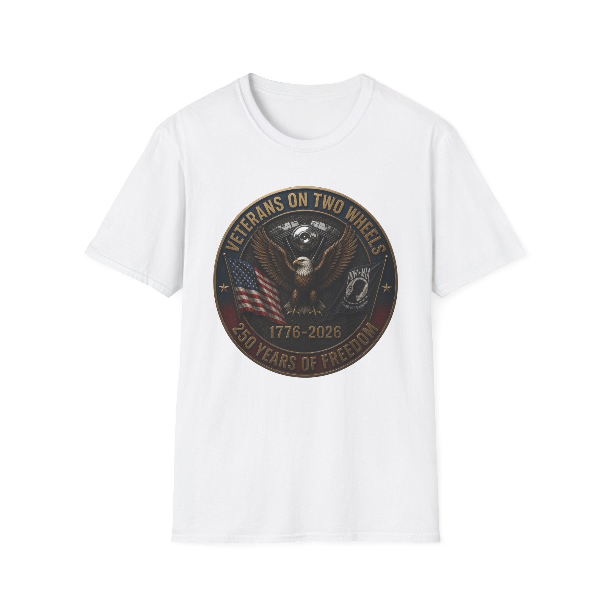VETERANS ON TWO WHEELS T-SHIRT