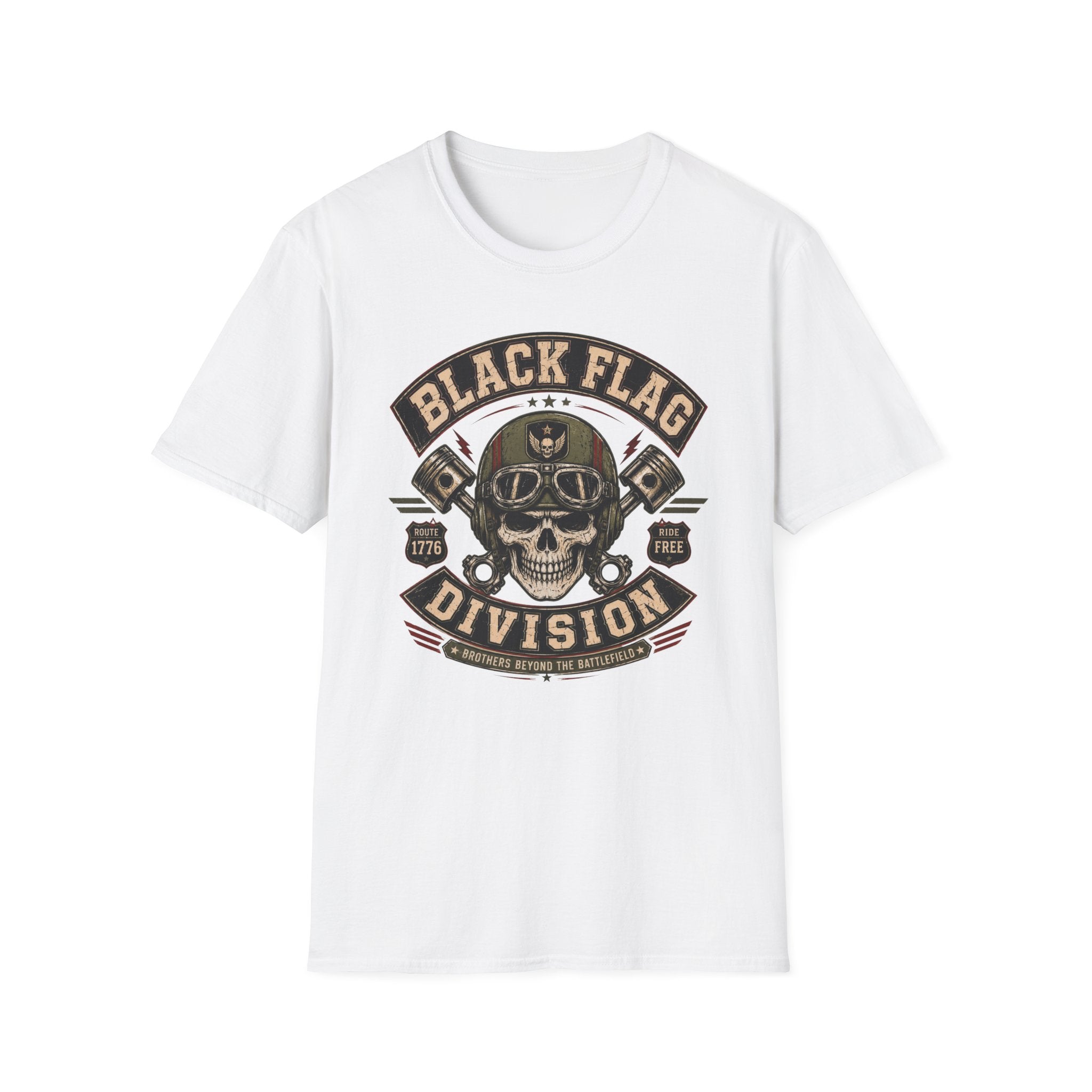 Black Flag Division Skull T-Shirt