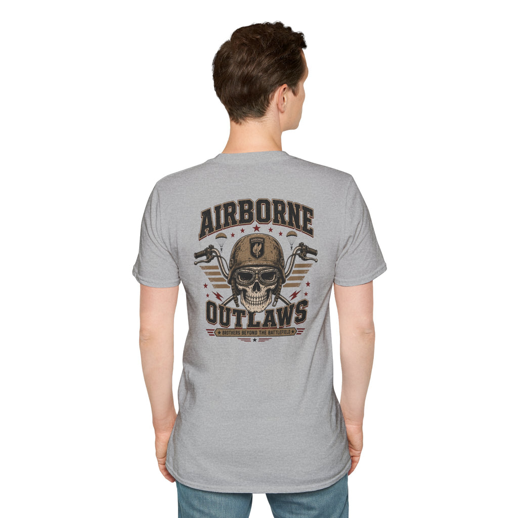 Airborne Outlaws Skull T-Shirt