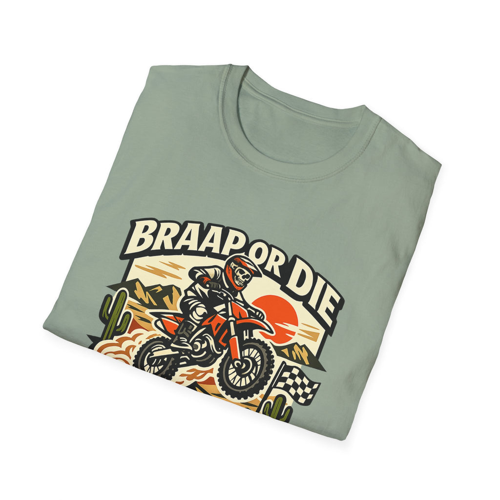 Desert Rally 'Braap or Die' Motorcycle T‑Shirt
