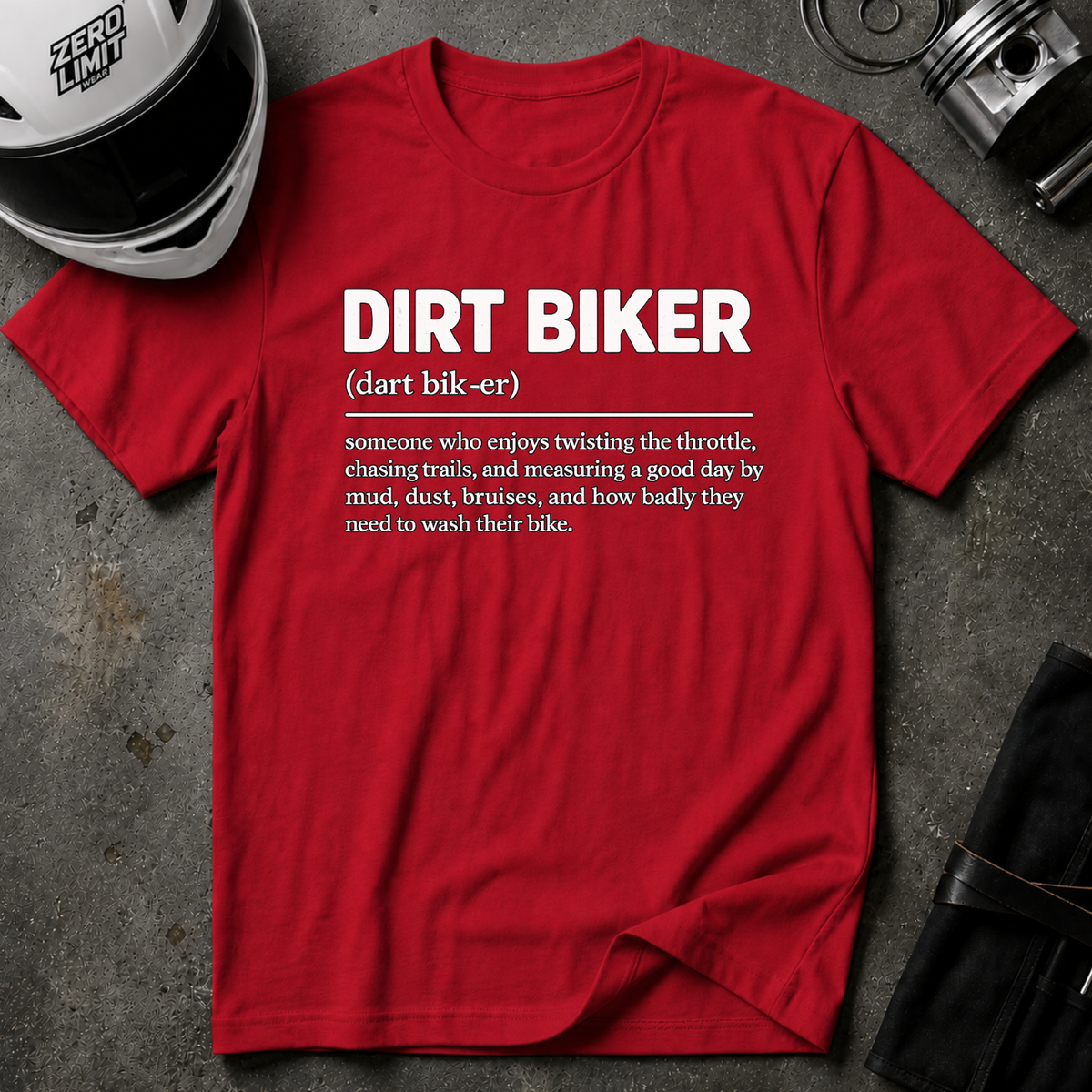 Dirt Biker Definition T-Shirt