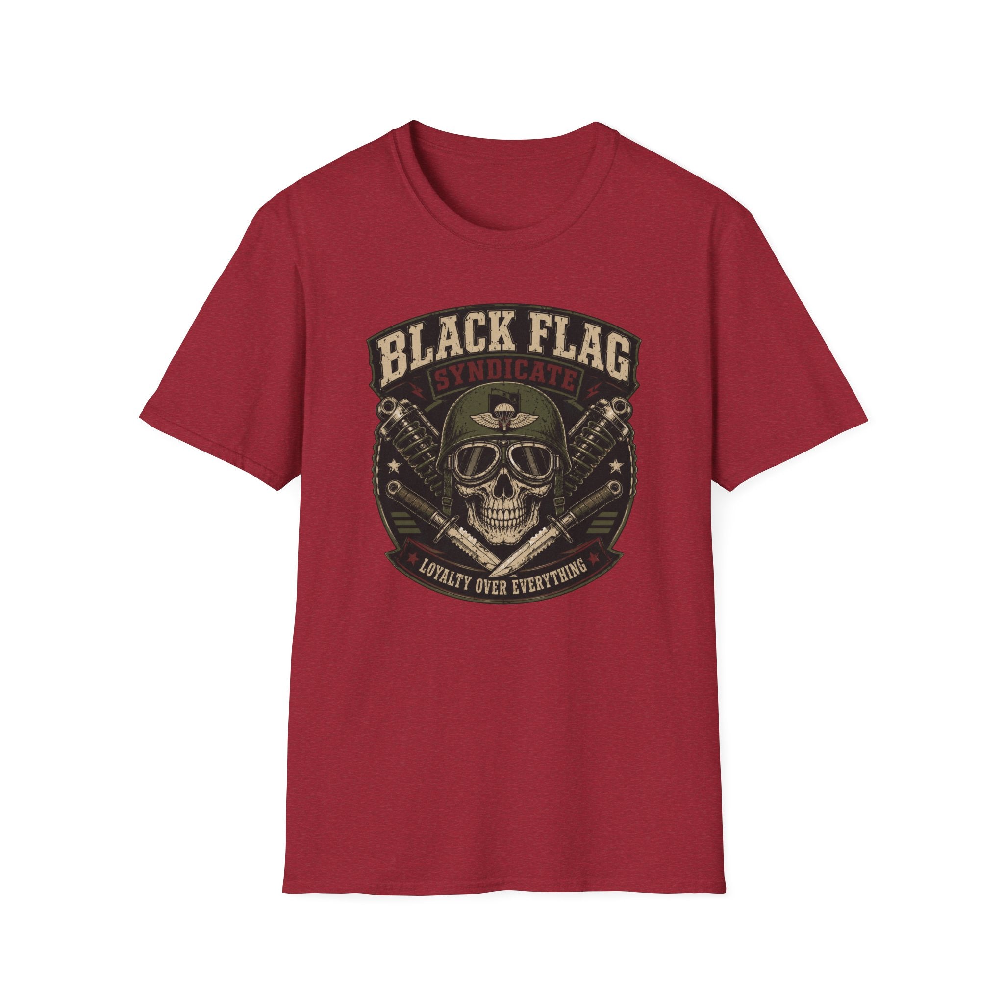 Black Flag Skull Patch T-Shirt