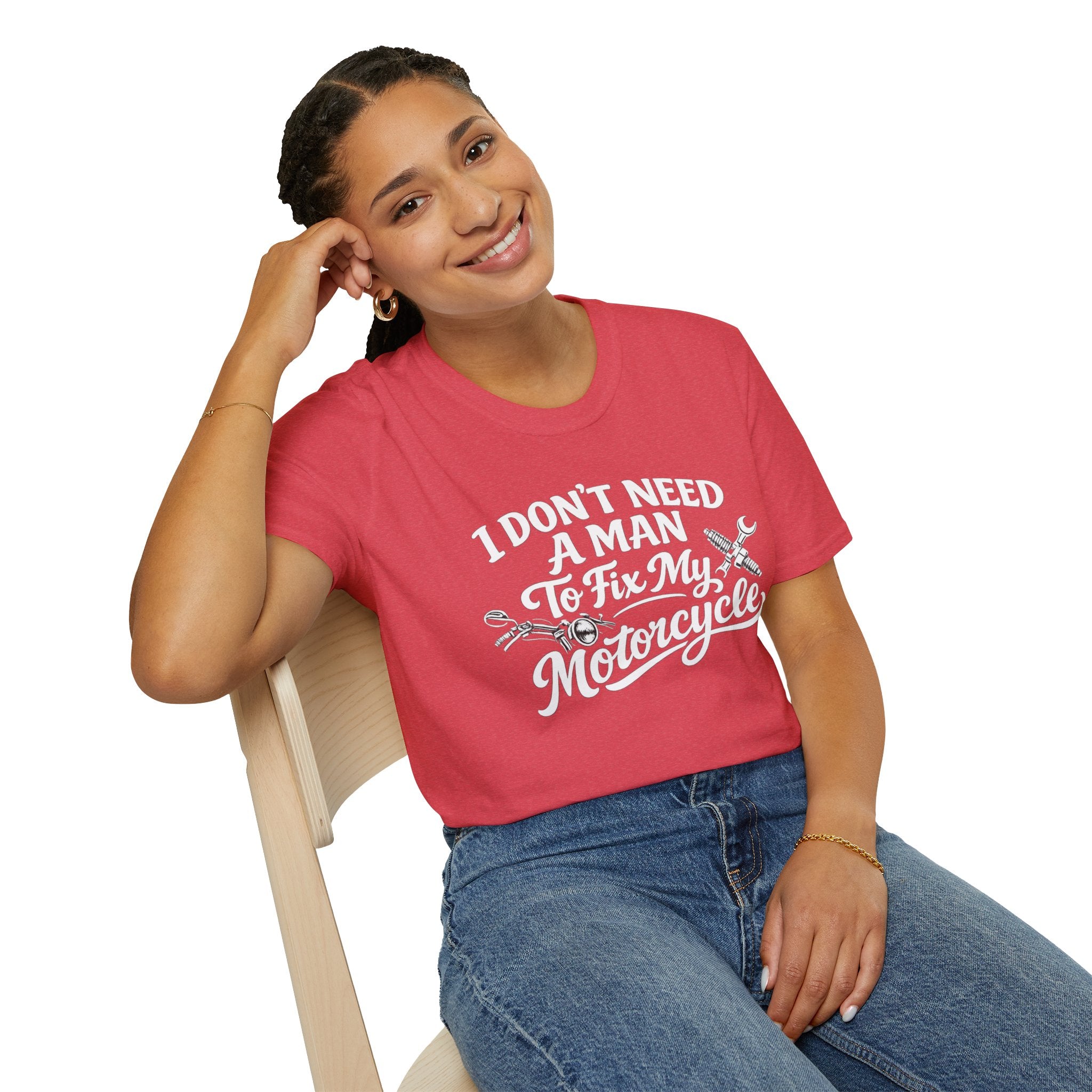 I Don't Need A Man To Fix My Motorcycle T-Shirt