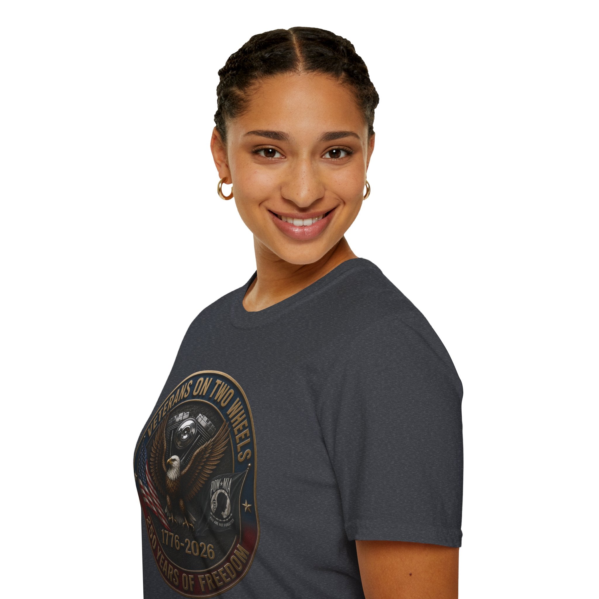 VETERANS ON TWO WHEELS T-SHIRT