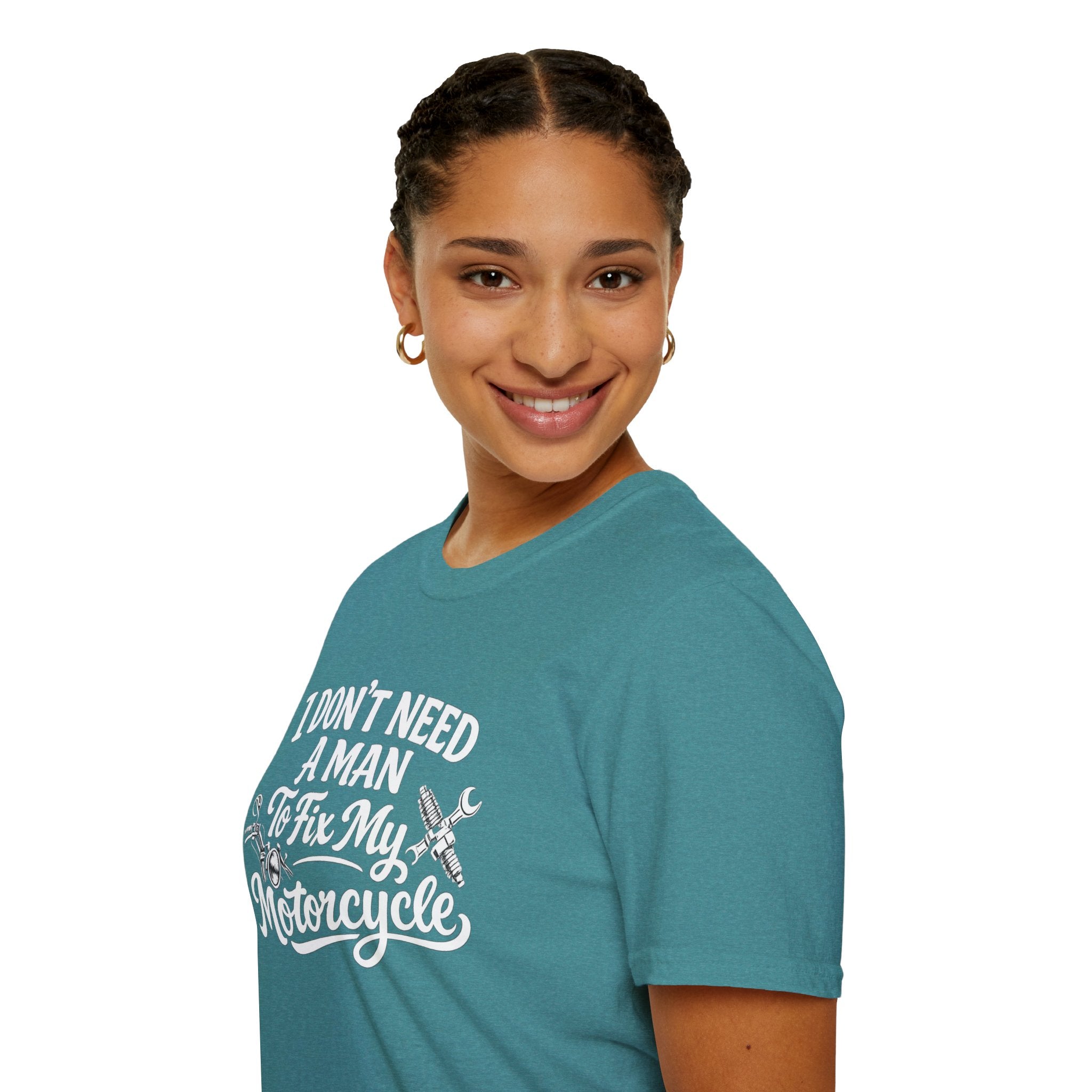 I Don't Need A Man To Fix My Motorcycle T-Shirt