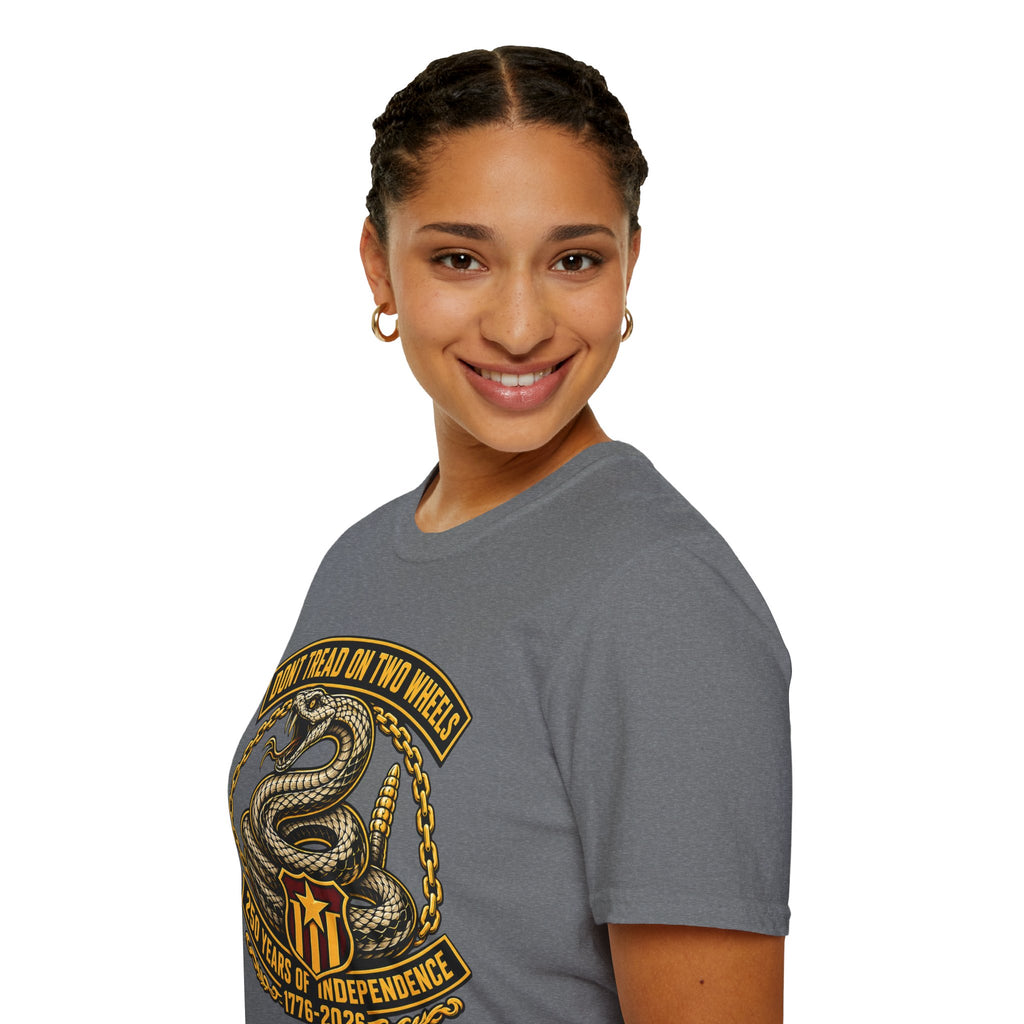 DON'T TREAD ON TWO WHEELS T-SHIRT
