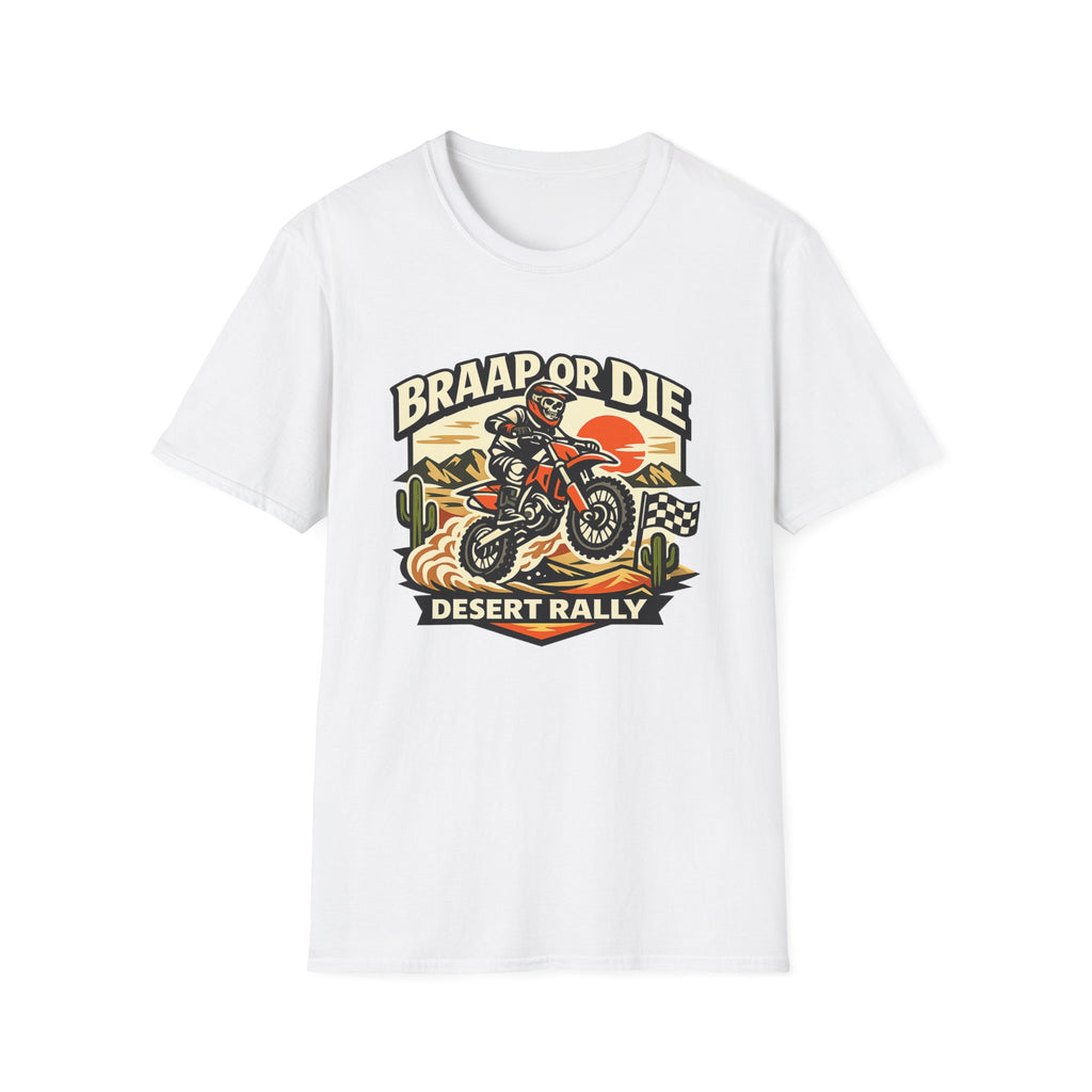 Desert Rally 'Braap or Die' Motorcycle T‑Shirt
