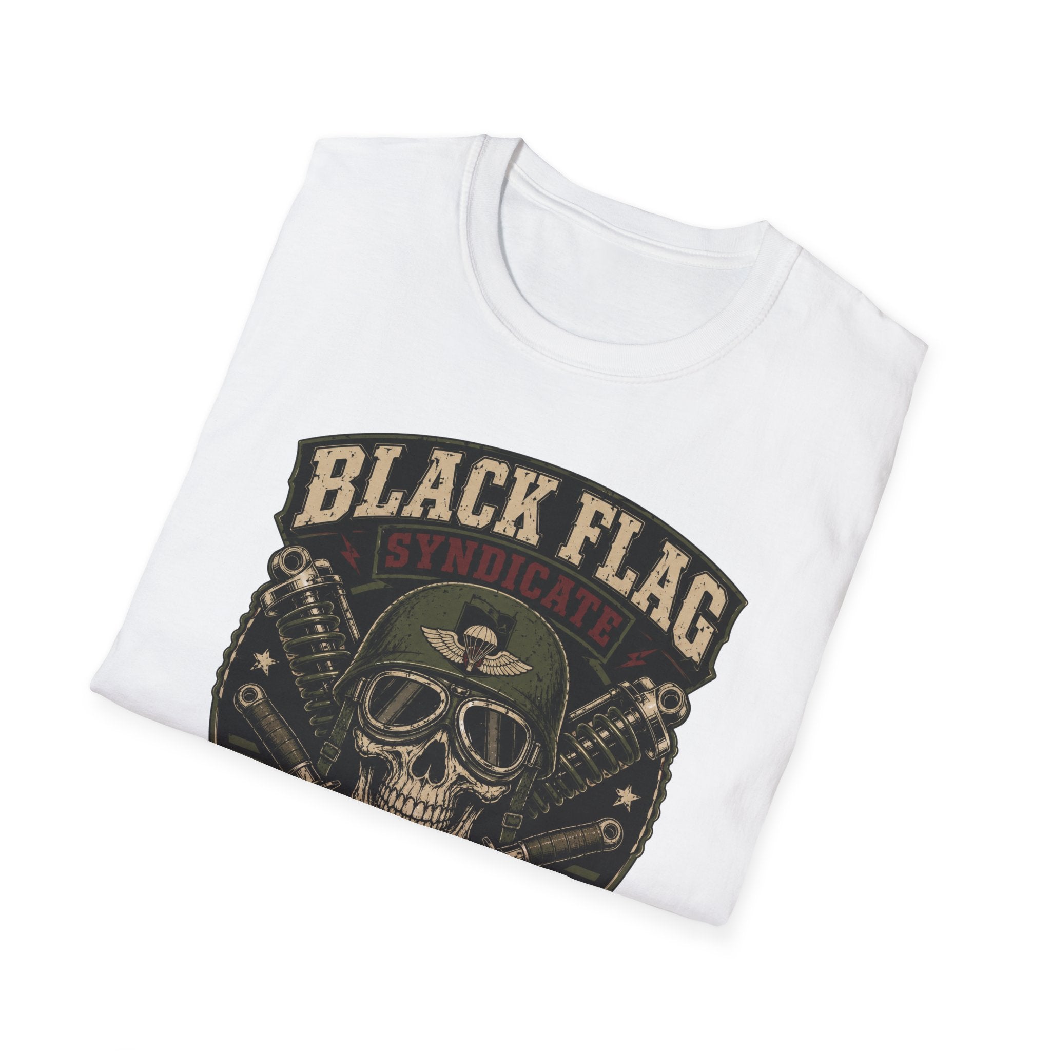 Black Flag Skull Patch T-Shirt