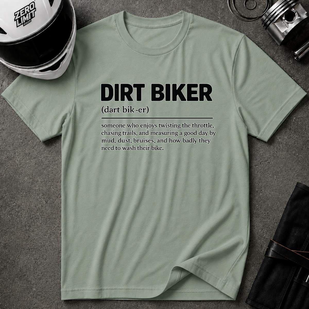 Dirt Biker Definition T-Shirt