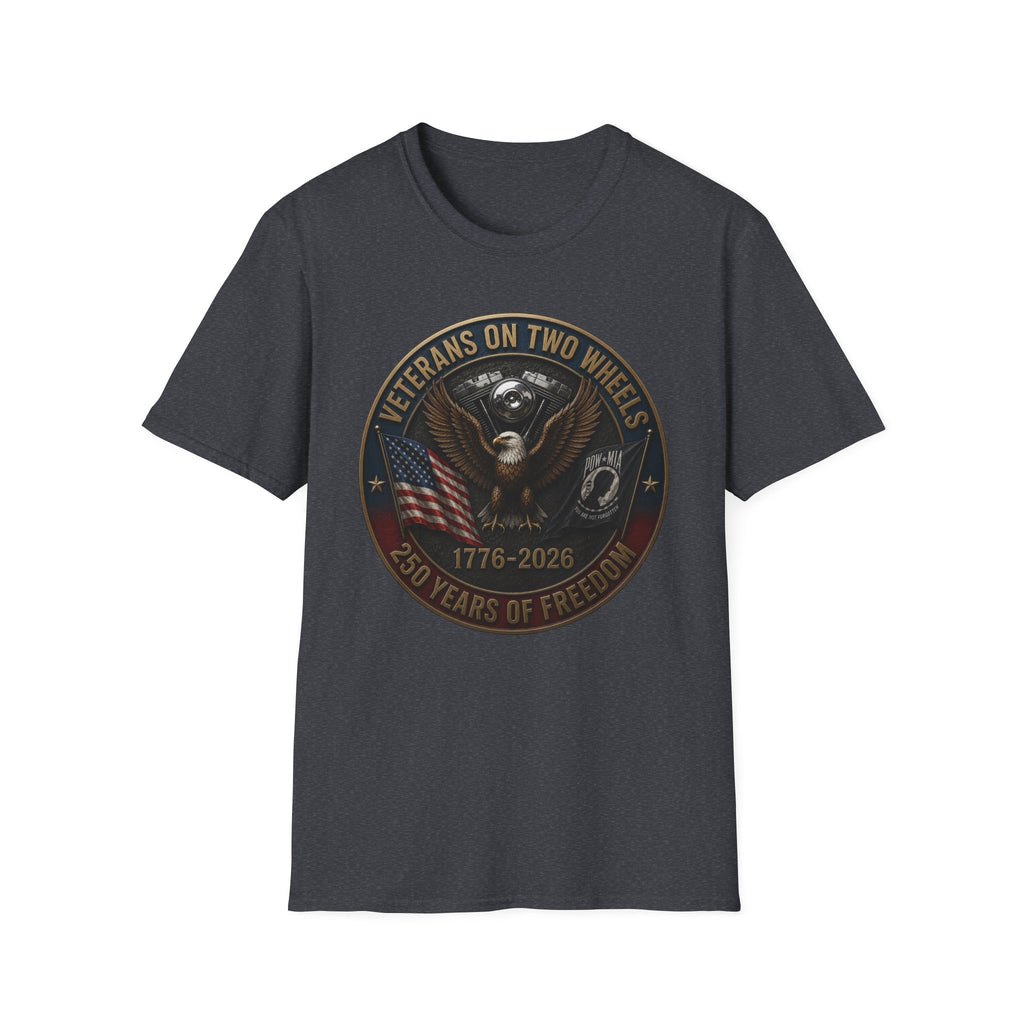 VETERANS ON TWO WHEELS T-SHIRT