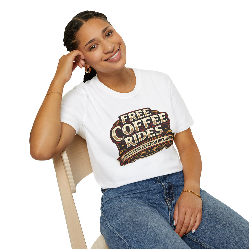 FREE COFFEE RIDES T-Shirt
