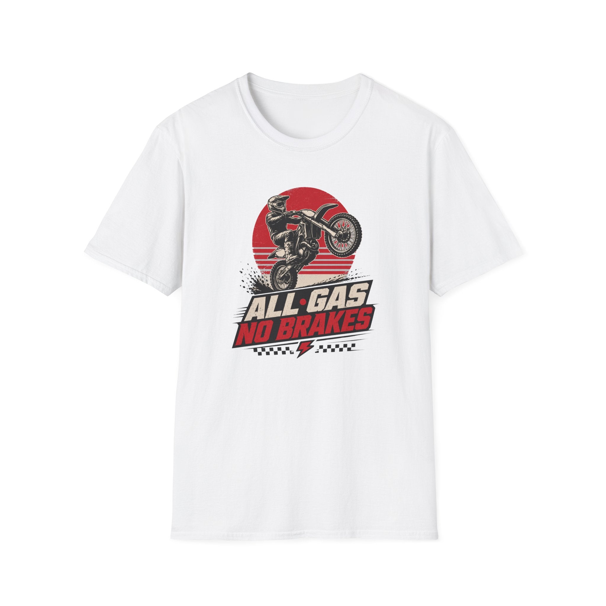 All Gas No Brakes Motorcycle T-Shirt
