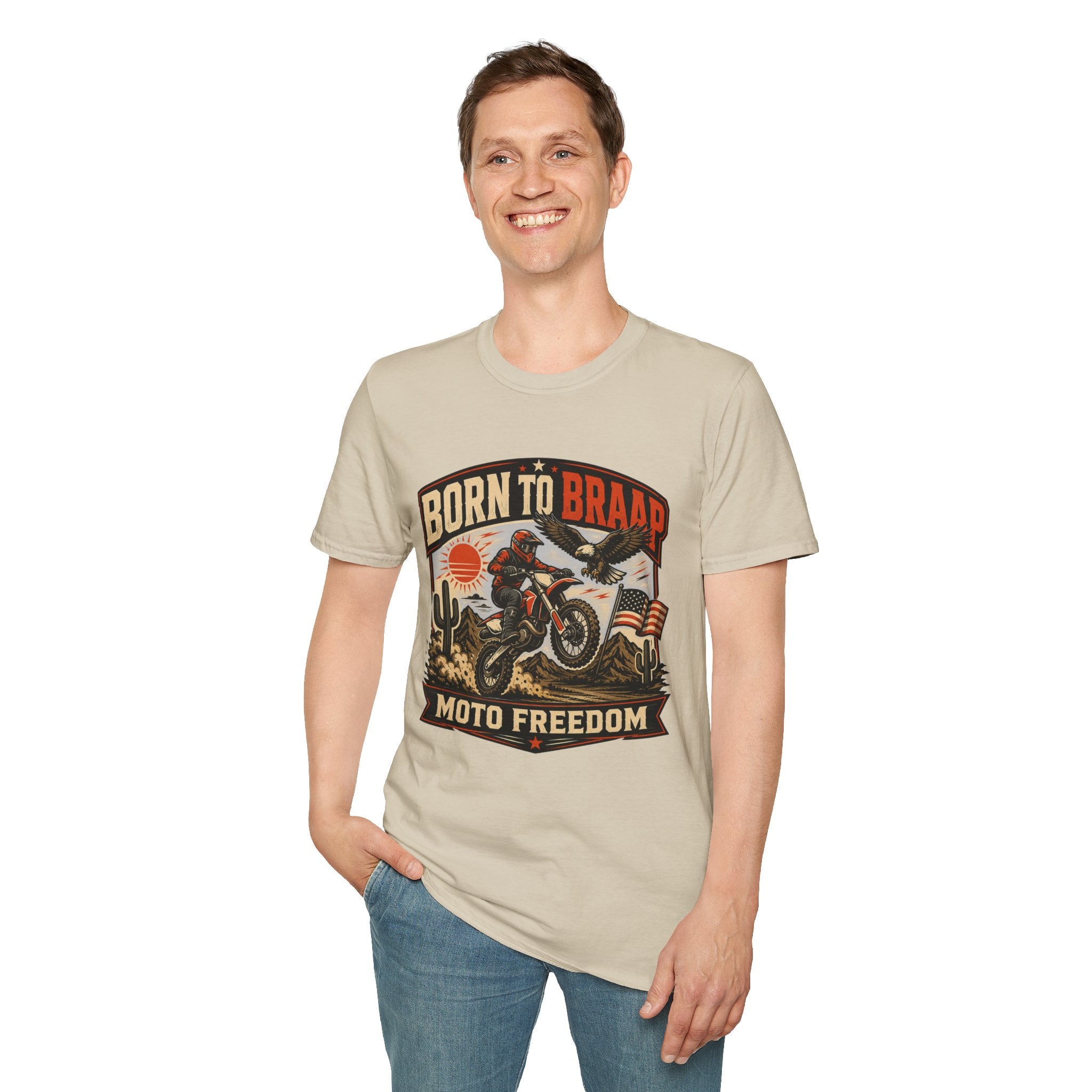Born to Braap Moto Freedom T-Shirt