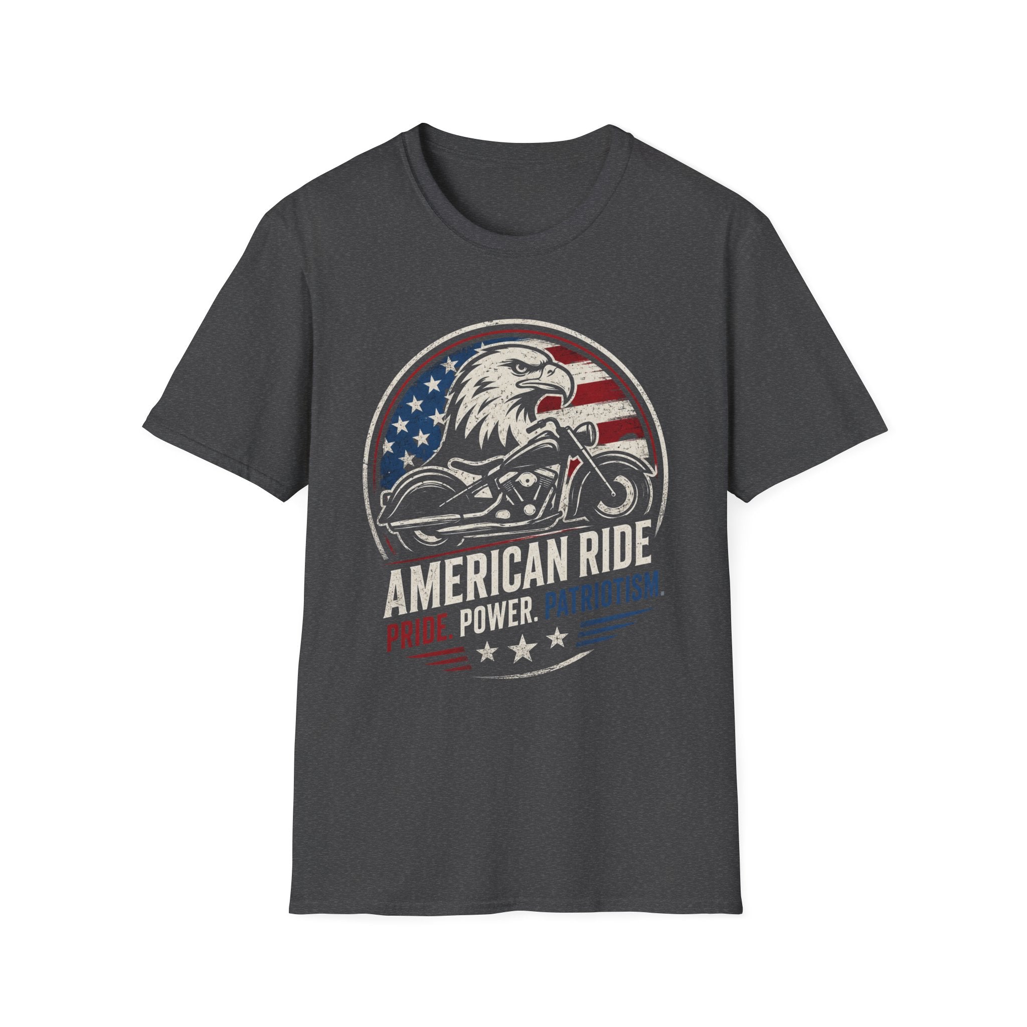 American Ride Pride. Power. Patriotism T-Shirt