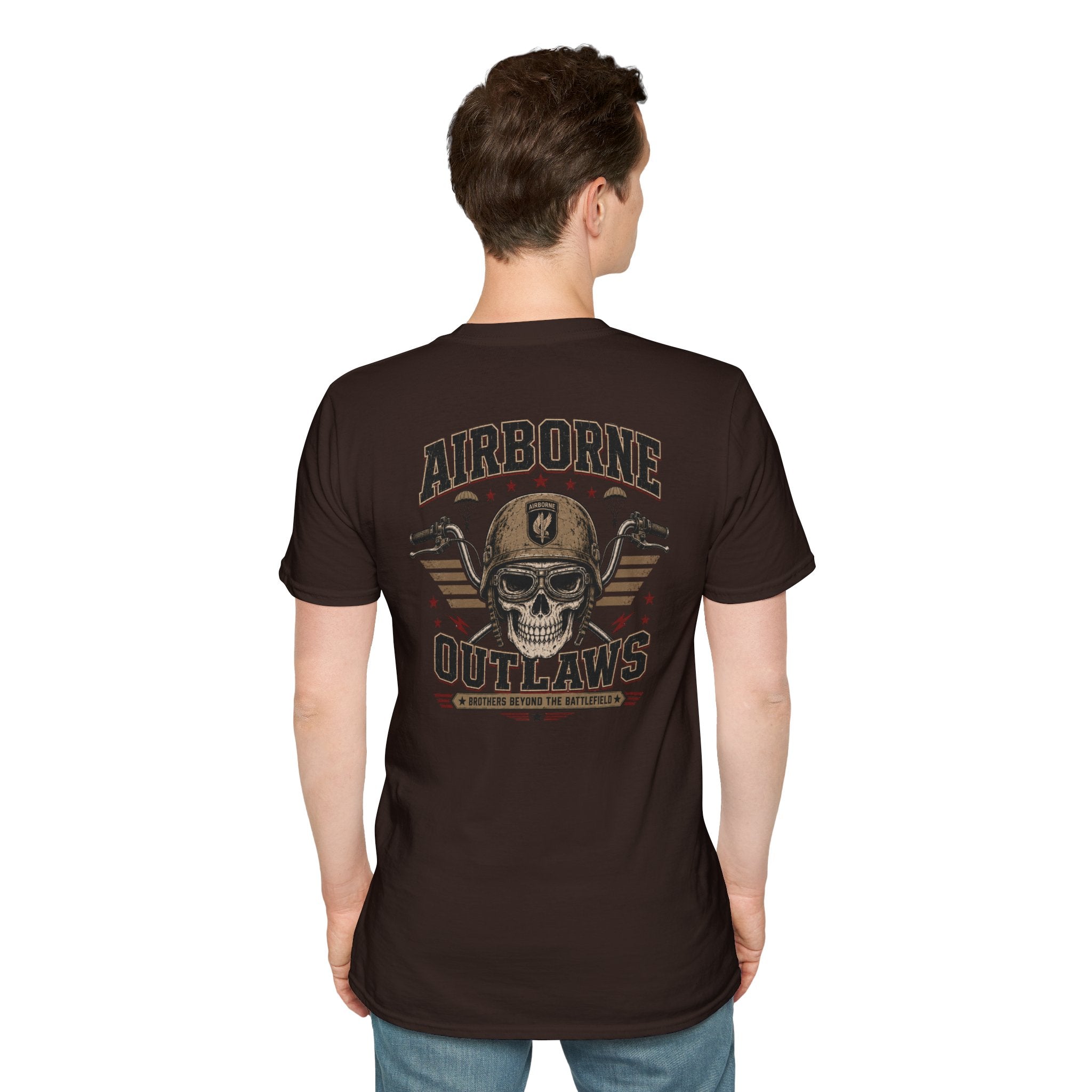 Airborne Outlaws Skull T-Shirt