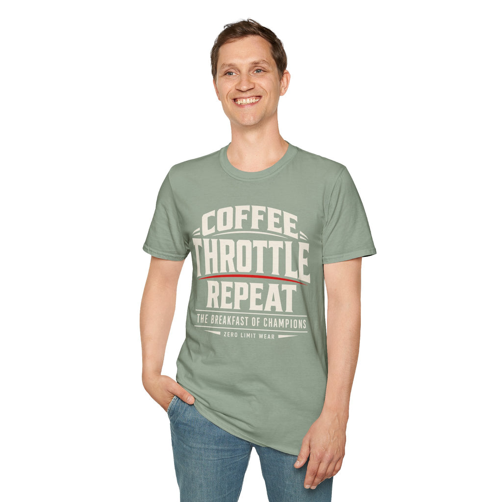 COFFEE THROTTLE REPEAT T-Shirt