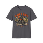 Cafe Racer Skull Club T-Shirt