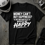 MOTORCYCLE HAPPINESS T-SHIRT