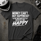 MOTORCYCLE HAPPINESS T-SHIRT