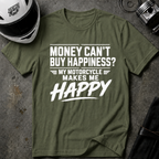 MOTORCYCLE HAPPINESS T-SHIRT